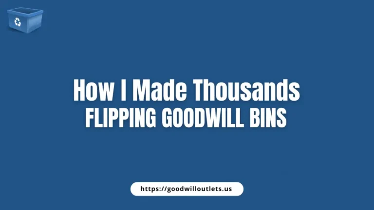 How I Made Thousands Flipping Goodwill Bins