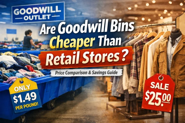 Are Goodwill Bins Cheaper Than Retail Stores